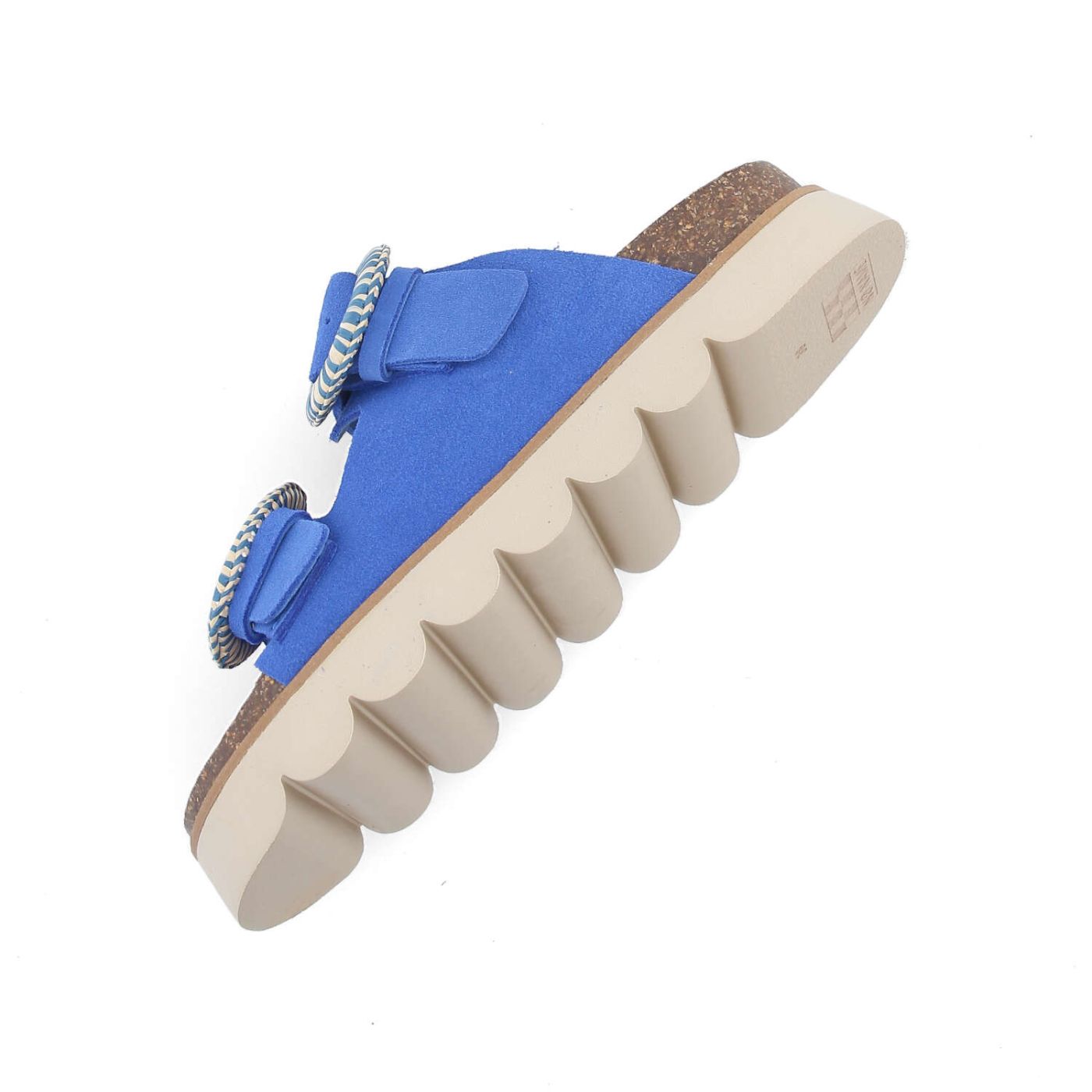 SANDY SLAP W - SUEDE - BLUE